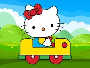 Cute Kitty Car Jigsaw